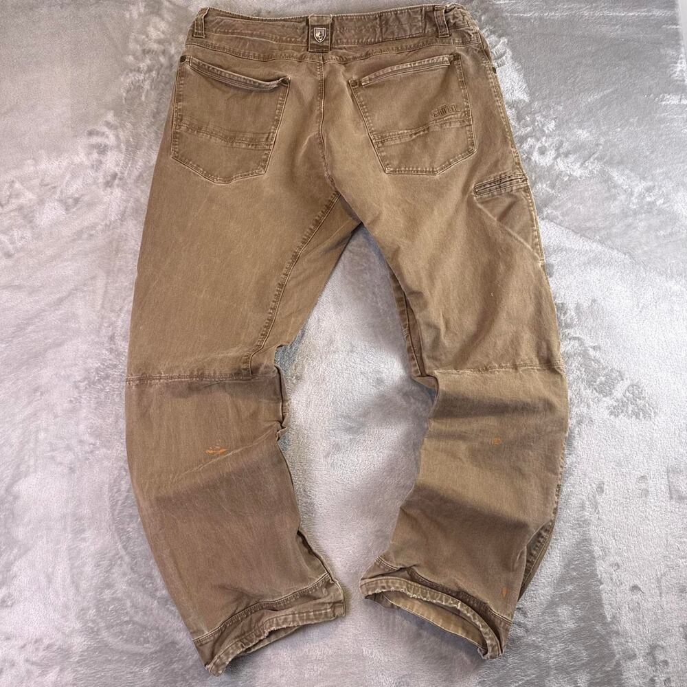 KÜHL Crag Series Pants Men’s 36x34 Brown Hiking Outdoor Workwear Rugged
